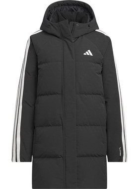 Adidas/阿迪达斯官方当季款女士保暖中长款羽绒服KC2486