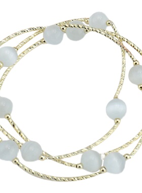 水晶手链猫眼石INS小众闺蜜礼