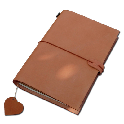 仓末手工真皮日记本手账仓末瑕疵