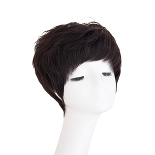 女短发套假发套女时尚减龄妈妈假发中老年手织透气逼真自然全头套