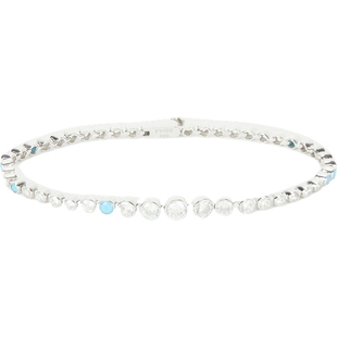 【折扣】NUMBERING 女金属方晶锆石手链