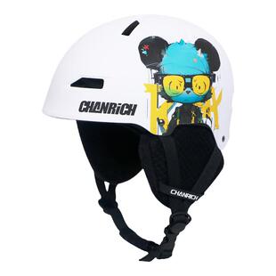 CHANRICH滑雪头盔儿童青少年户外滑行骑行护具保暖透气抗撞击盔帽