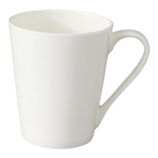 骨瓷纯白色马克杯陶瓷杯定制LOGO酒店杯子印字宾馆白瓷杯茶杯水杯