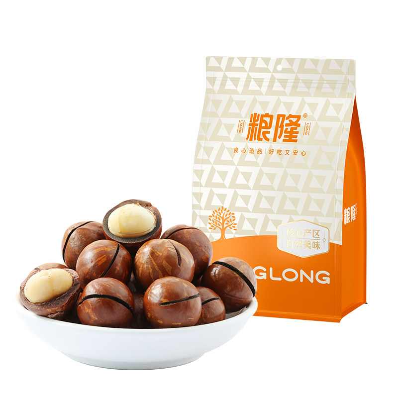 粮隆量贩夏威夷果500g奶油味