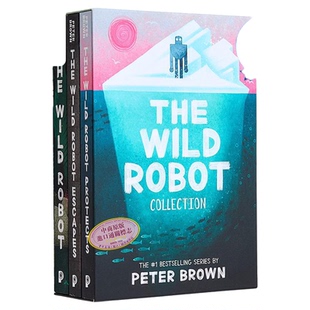 彼得 布朗 荒野机器人的保护 荒野机器人系列 机器人的逃跑计划 荒岛机器人 Peter Brown 英文原版【中商原版】