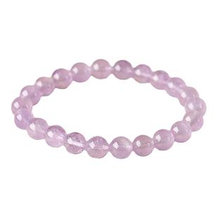 9A天然薰衣草紫水晶散珠子男女士手串diy手工项链手链多宝隔珠