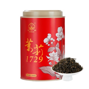 茉莉1729春蕾清香型烘青茉莉花茶毛尖耐泡江西特产高山茶罐装200g
