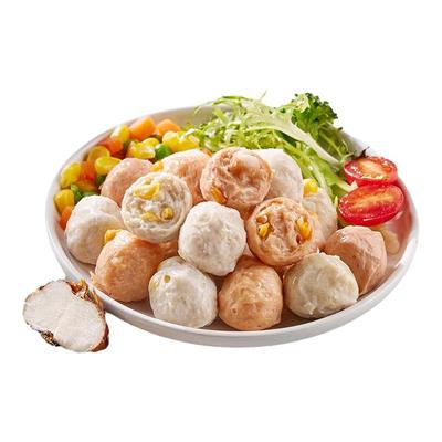 低脂马蹄玉米鸡肉丸即食