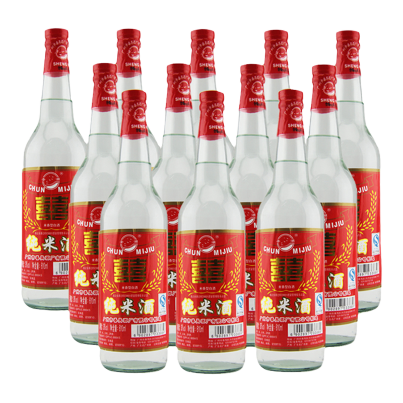 双喜广东米香型瓶装30度国产白酒