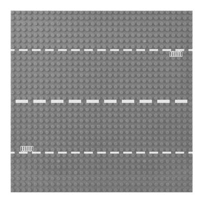 兼容乐高底板透明城市街景路板