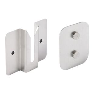 不锈钢插座固定器壁挂式排插收纳免打孔路由器机顶盒置物架墙上贴