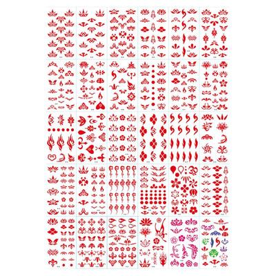 儿童节日额头眉心贴古风古装脸贴