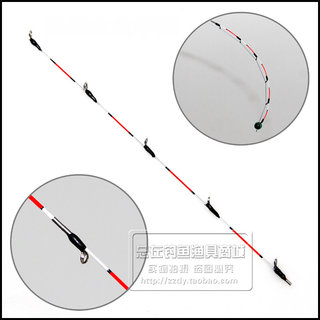 精品手作定制半钛合金竿梢不断微铅筏钓杆稍桥筏海筏
