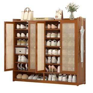 鞋架子楼梯口实木多层鞋子收纳神器家用室内简易防尘鞋柜2025爆款