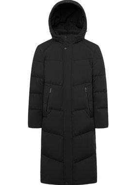 波司登羽绒服可脱卸帽加厚