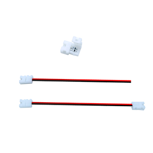 2835免焊接头卡扣 免焊连接器适用于窄版5mm 8mm灯带 贴片双接头