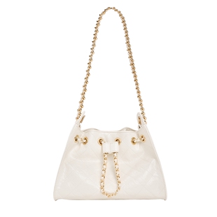 CHARLES&KEITH26夏季新款CK2-10671894菱格链条单肩水桶包斜挎包