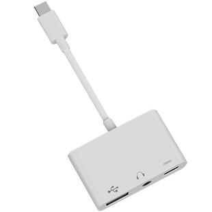 电子鼓OTG转接线适用苹果ipad10 typec转usb迷迪键盘35mm音频air5