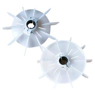 电机风扇叶 定制特殊轴 DN YT台式带双螺丝散热风叶片配件