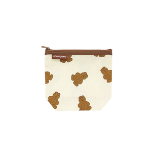 韩国romane可爱棉质收纳袋大容量创意随身数码化妆品袋收纳包