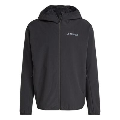 阿迪达斯TERREX男防风加绒软壳衣