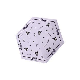 三丽鸥正版授权美乐蒂卡通口袋伞可爱五折小巧便携防晒伞女折叠伞