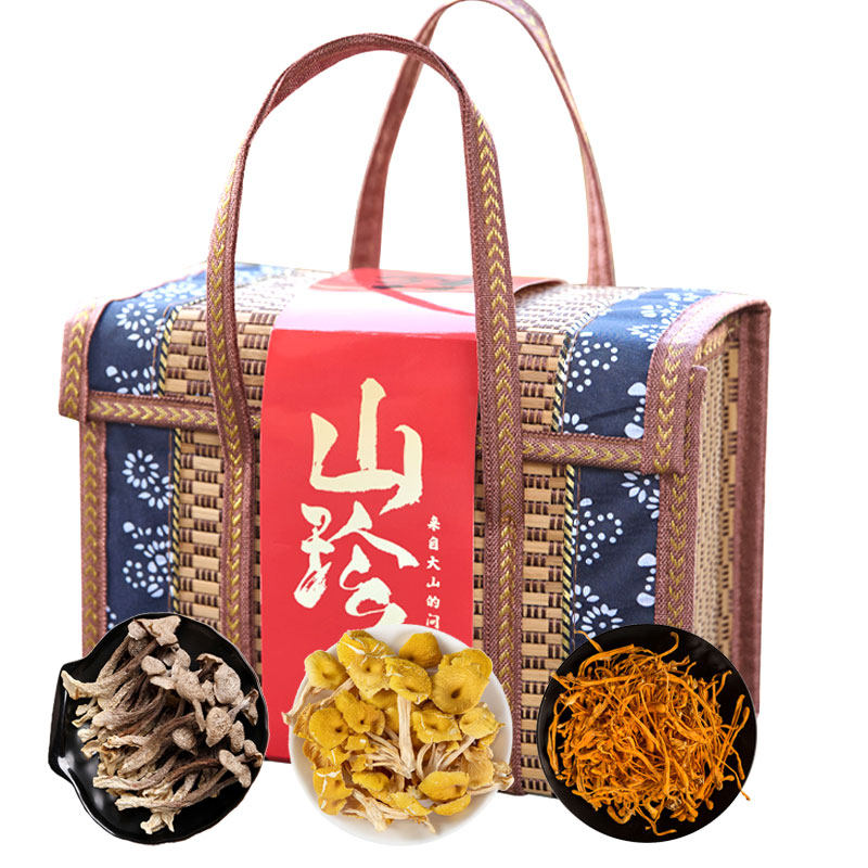 野生菌菇干货汤料大礼包礼盒装
