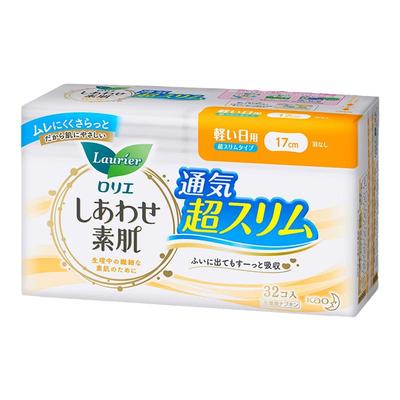 日本花王素肌棉柔无荧光剂卫生巾