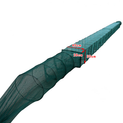 龙虾15米带翅加密方格布虾笼鱼笼