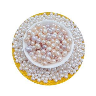 天然散装不打孔没无孔修曼扎清供佛中药用无核真珍珠称斤颗粒散珠