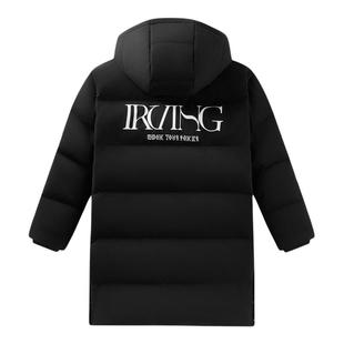 安踏儿童男大童中长羽绒服2025冬款上新保暖抗寒中大童羽绒服欧文