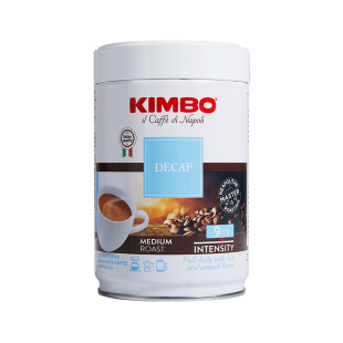 KIMBO意大利进口低因意式浓缩无因手冲脱因咖啡粉250g 孕妇适用