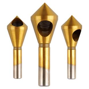 90度不锈钢倒角刀沉头钻头单三刃新款斜孔倒角神器45度内孔去毛刺