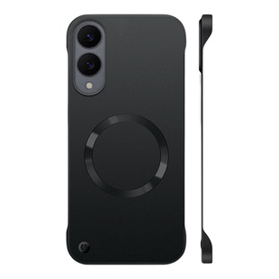 三星S25edge手机壳新款金属漆无边框保护套Galaxy超薄磁吸散热微磨砂硬壳简约个性高级感奢华高端潮品适用于