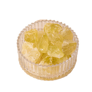 庆祥泰天然黄水晶消磁碗高端原石净化水晶消磁块高含量大号容器