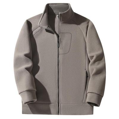 稻草人抓绒衣男款2025新款秋冬季户外防风防水保暖摇粒绒外套女士