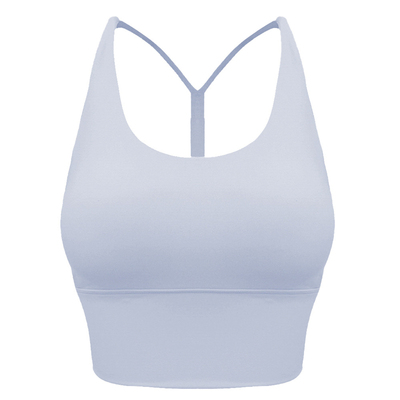 YSH/戚风背心 一体式交叉美背运动文胸高强防震瑜伽服普拉提上衣