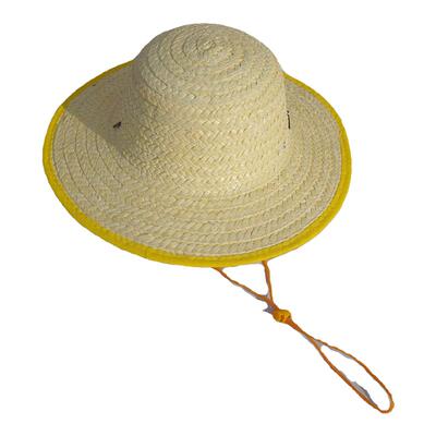 户外防晒儿童麦秆草帽子印字定制