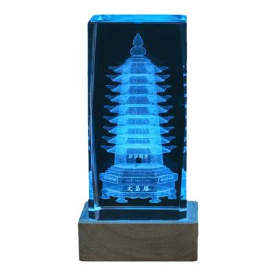 水晶文昌塔送学生同事办公室玄关