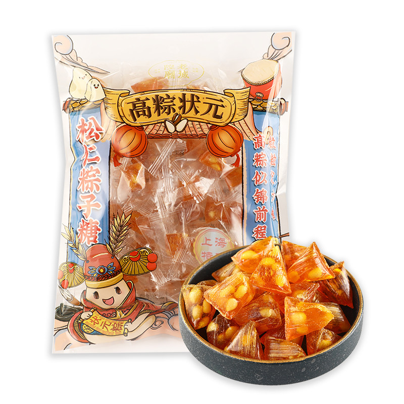 老城隍庙松仁粽子糖状元松香足