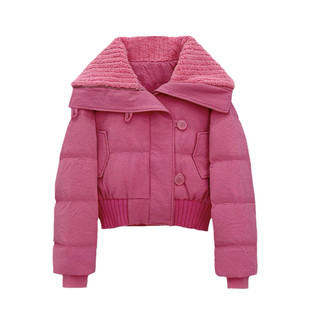 网红炸街高级感羽绒棉服女冬2025新款韩版宽松小个子高腰短款棉衣