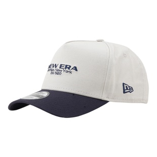 韩国代购NEWERA纽亦华高尔夫940硬顶大头围卡车帽双拼色奶灰拼蓝