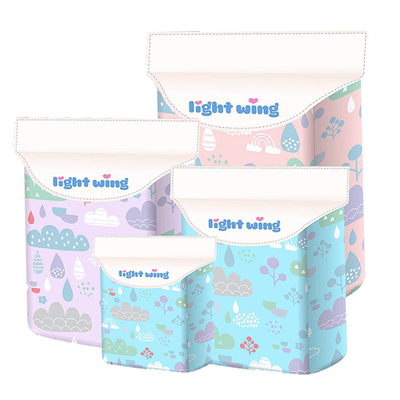 豆豆韩国light wing轻翼卫生巾吸防侧漏日用夜用单包姨妈巾