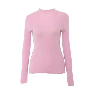 DPLAY【惠品】粉色针织衫女2026年春季新款长袖上衣修身打底衫