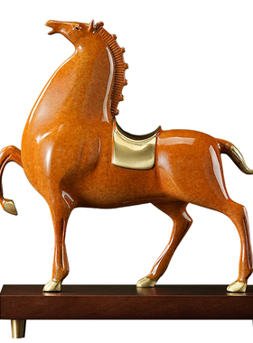 铜马摆件招财办公室装饰开业礼品