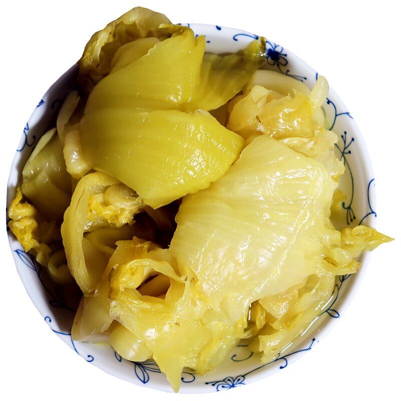 宁波慈溪特产云斯牌酸菜988g瓶装