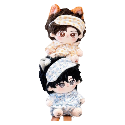 20cm棉花娃娃衣服秋冬棉花娃娃睡衣爬爬服衣服无属性棉花娃娃衣服