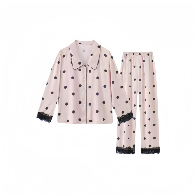 真丝女带胸垫蕾丝边可外穿家居服