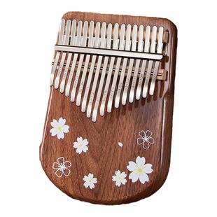 ZANI专尔高端黑胡桃木拇指琴卡林巴琴初学入门乐器17音21音手指琴