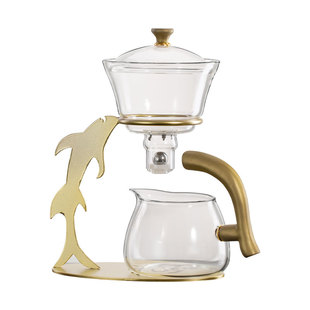 玻璃茶具套装家用懒人防烫手感应出水泡茶壶器功夫茶杯办公室会客